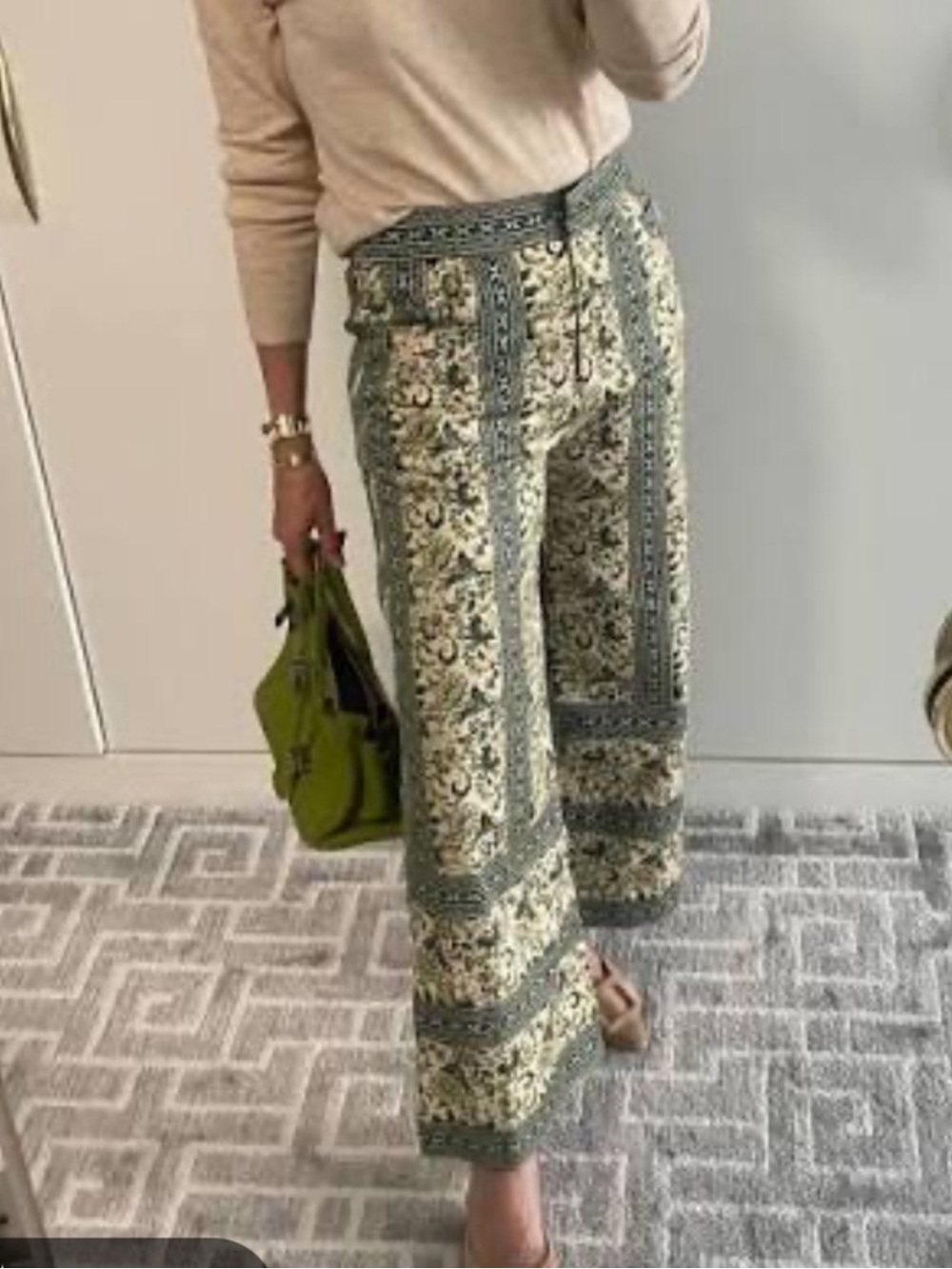 Julia Amory Babe Batik Green and Yellow - XL